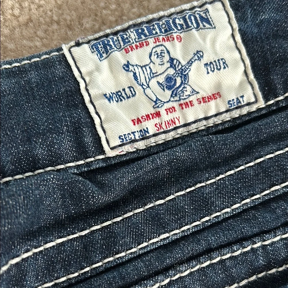 New True Religion Navy Skinny Jeans - Picture 4 of 4